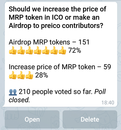 نظر سنجی در تلگرام